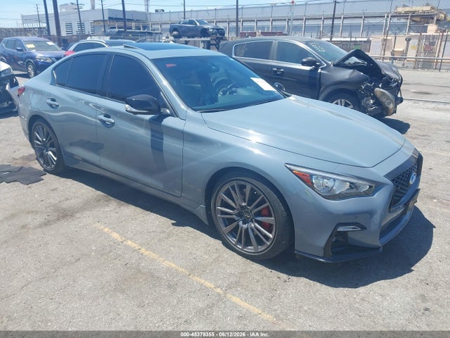 2023 Infiniti Q50 Red Sport 400 მანქანა იყიდება აუქციონზე, vin: JN1FV7DP1PM570574, აუქციონის ნომერი: 45378355