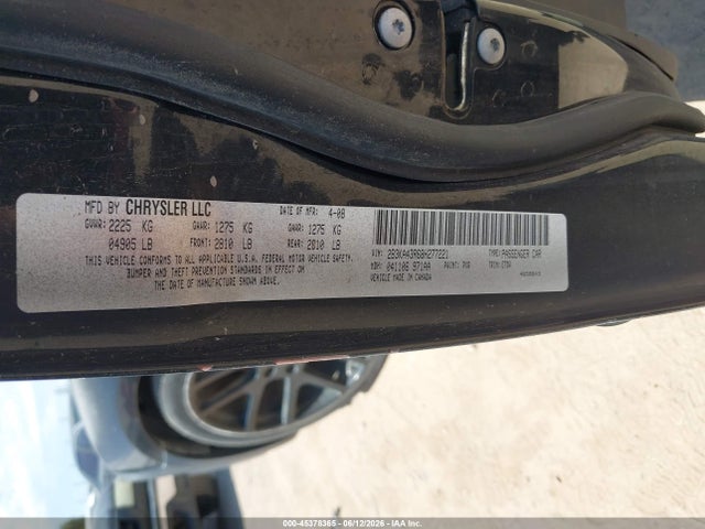 2008 Dodge Charger მანქანა იყიდება აუქციონზე, vin: 2B3KA43R68H277221, აუქციონის ნომერი: 45378365