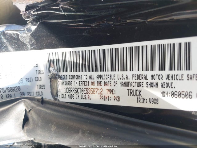 Продажа на аукционе авто 2014 Ram 1500 Express, vin: 1C6RR6KT0ES358712, номер лота: 45378377