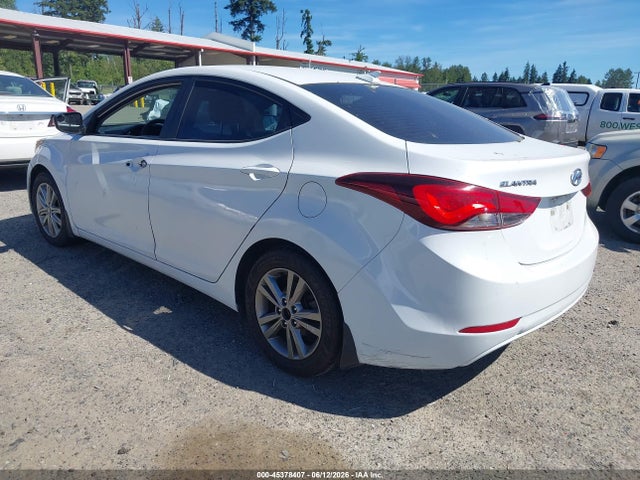 2016 Hyundai Elantra Se მანქანა იყიდება აუქციონზე, vin: 5NPDH4AE2GH722739, აუქციონის ნომერი: 45378407