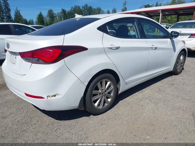 2016 Hyundai Elantra Se მანქანა იყიდება აუქციონზე, vin: 5NPDH4AE2GH722739, აუქციონის ნომერი: 45378407