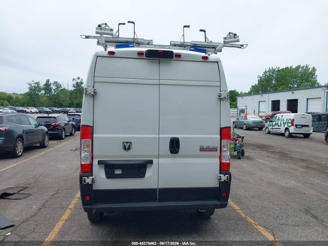 Продажа на аукционе авто 2021 Ram Promaster 2500 High Roof 159 Wb, vin: 3C6LRVDG6ME512826, номер лота: 45378462