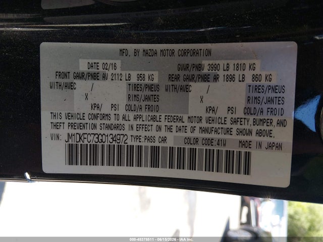 Mazda Cx-3 Touring 2016 JM1DKFC73G0134972 Image 9