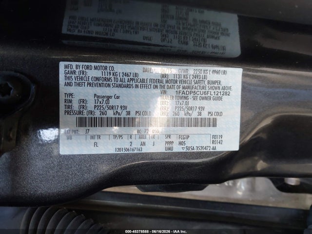 Ford C-max Energi Sel 2015 1FADP5CU6FL121282 Image 9