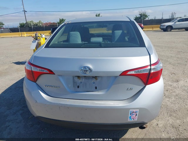 Aukcja sprzedaży 2016 Toyota Corolla Le, vin: 2T1BURHE3GC571323, numer aukcji: 45378672