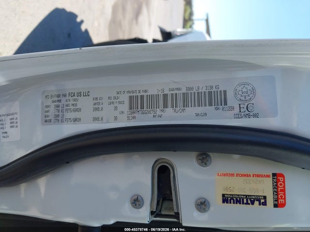 RAM 1500 Sport 2016 1C6RR7MT3GS202752 Image 9