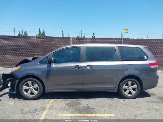 Auction sale of the 2013 Toyota Sienna L V6 7 Passenger, vin: 5TDZK3DC6DS358052, lot number: 45378815