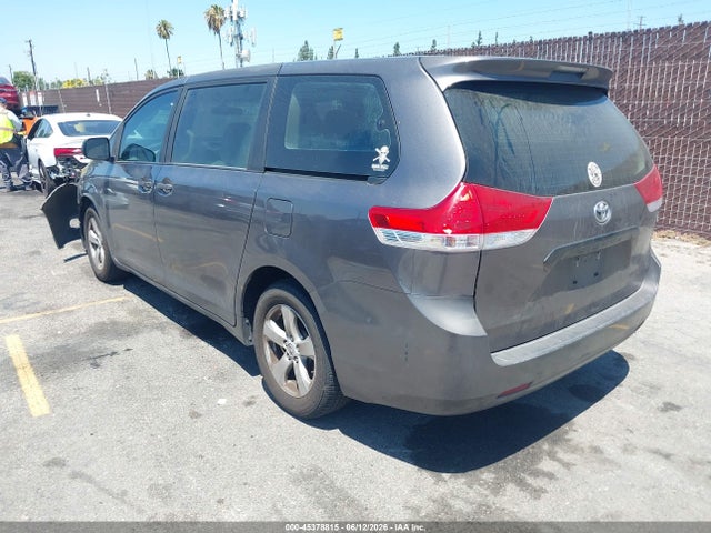 Auction sale of the 2013 Toyota Sienna L V6 7 Passenger, vin: 5TDZK3DC6DS358052, lot number: 45378815