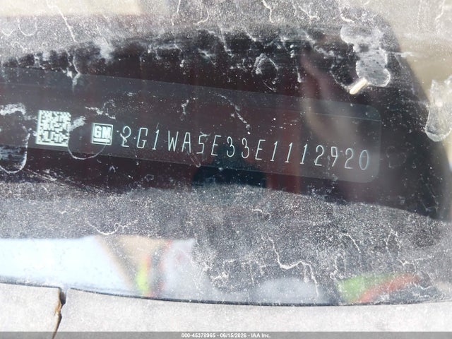 Chevrolet Impala Limited Ls 2014 2G1WA5E33E1112920 Image 9