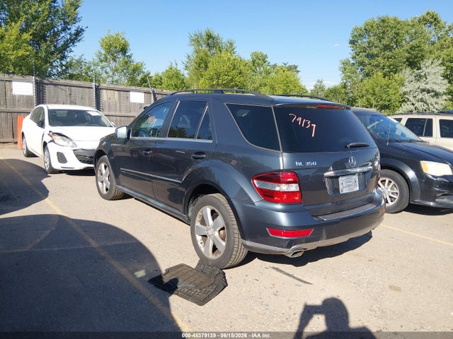 Aukcja sprzedaży 2011 Mercedes-benz Ml 350 4matic, vin: 4JGBB8GB9BA626227, numer aukcji: 45379139