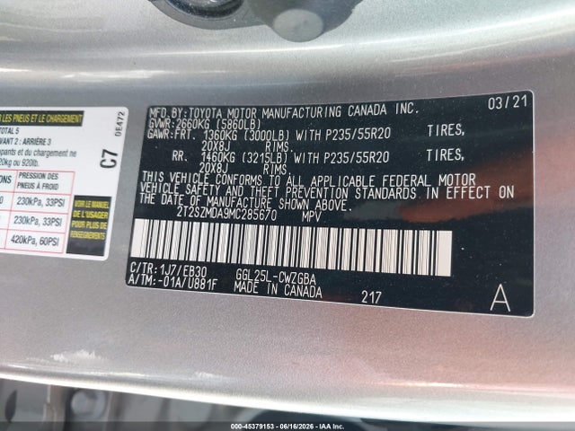 2T2SZMDA9MC285670 Lexus Rx 350 F Sport Appearance