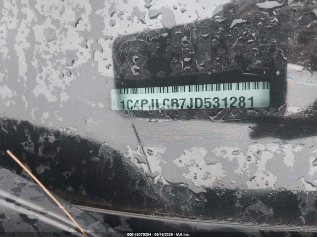 45379254 :رقم المزاد ، 1C4PJLCB7JD531281 vin ، 2018 Jeep Cherokee Latitude Fwd مزاد بيع