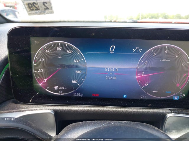 45379262 :رقم المزاد ، W1N4M4HB8RW352426 vin ، 2024 Mercedes-benz Glb 250 4matic مزاد بيع
