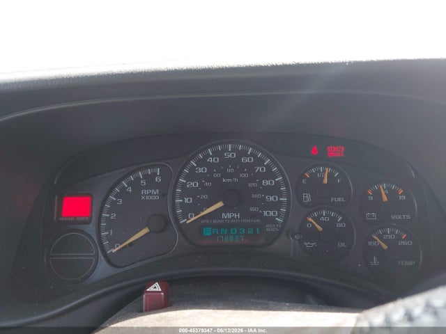 2002 Chevrolet Silverado 1500 Lt მანქანა იყიდება აუქციონზე, vin: 2GCEK19T821119795, აუქციონის ნომერი: 45379347