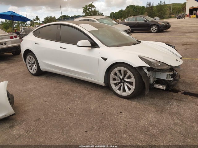 45379377 :رقم المزاد ، 5YJ3E1EA3MF850346 vin ، 2021 Tesla Model 3 Standard Range Plus Rear-wheel Drive مزاد بيع