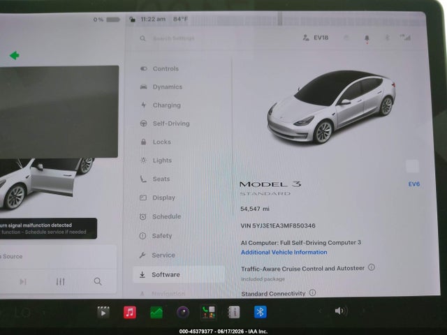 Продажа на аукционе авто 2021 Tesla Model 3 Standard Range Plus Rear-wheel Drive, vin: 5YJ3E1EA3MF850346, номер лота: 45379377