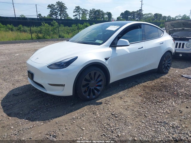 2025 Tesla Model Y Performance Dual Motor All-wheel Drive მანქანა იყიდება აუქციონზე, vin: 7SAYGDEF4SF298501, აუქციონის ნომერი: 45379414