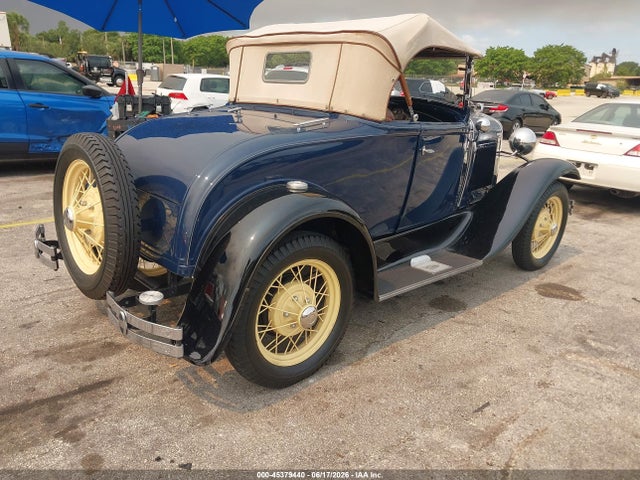 Продажа на аукционе авто 1931 Ford Model A Roadster, vin: A4142825, номер лота: 45379440