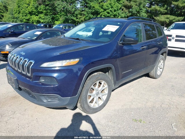 2016 Jeep Cherokee Sport მანქანა იყიდება აუქციონზე, vin: 1C4PJMABXGW193431, აუქციონის ნომერი: 45379512