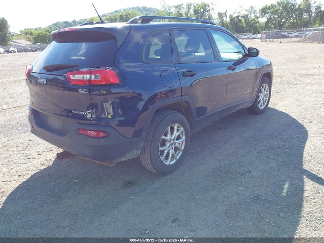 2016 Jeep Cherokee Sport მანქანა იყიდება აუქციონზე, vin: 1C4PJMABXGW193431, აუქციონის ნომერი: 45379512