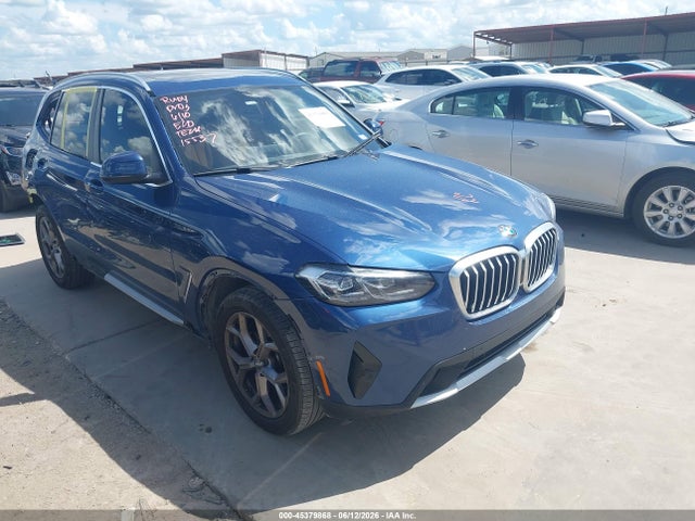 Aukcja sprzedaży 2022 Bmw X3 Sdrive30i, vin: 5UX43DP07N9L57814, numer aukcji: 45379868