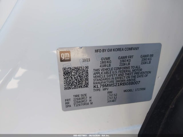 Chevrolet Trailblazer Fwd Ls 2024 KL79MMS21RB088007 Image 9