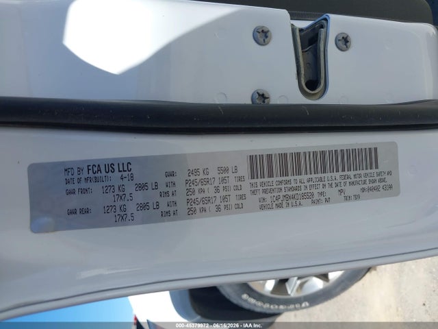 Jeep Cherokee Trailhawk 4x4 2019 1C4PJMBX4KD185520 Image 9