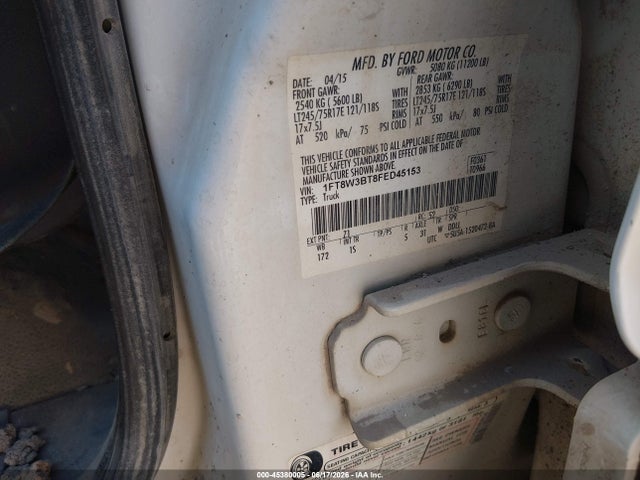 Ford F-350 Xl 2015 1FT8W3BT8FED45153 Image 9