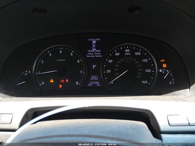 Aukcja sprzedaży 2013 Lexus Ls 460, vin: JTHBL5EF9D5124673, numer aukcji: 45380112