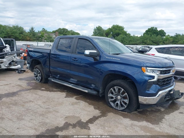 2022 Chevrolet Silverado 1500 4wd  Short Bed Lt With 2fl მანქანა იყიდება აუქციონზე, vin: 1GCPDKEK0NZ525040, აუქციონის ნომერი: 45380303