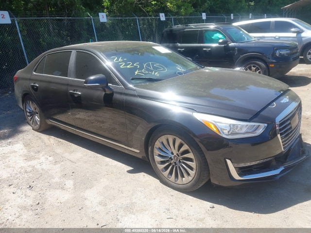 45380320 :رقم المزاد ، KMHG54JH6JU047017 vin ، 2018 Genesis G90 5.0 Ultimate مزاد بيع