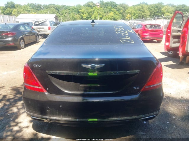 45380320 :رقم المزاد ، KMHG54JH6JU047017 vin ، 2018 Genesis G90 5.0 Ultimate مزاد بيع