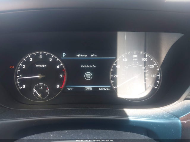 45380320 :رقم المزاد ، KMHG54JH6JU047017 vin ، 2018 Genesis G90 5.0 Ultimate مزاد بيع