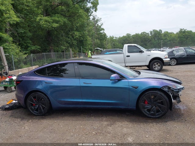 2025 Tesla Model 3 Performance All-wheel Drive მანქანა იყიდება აუქციონზე, vin: 5YJ3E1ET6SF065902, აუქციონის ნომერი: 45380358