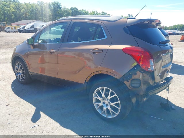 45380386 :رقم المزاد ، KL4CJ1SMXGB683432 vin ، 2016 Buick Encore Sport Touring مزاد بيع
