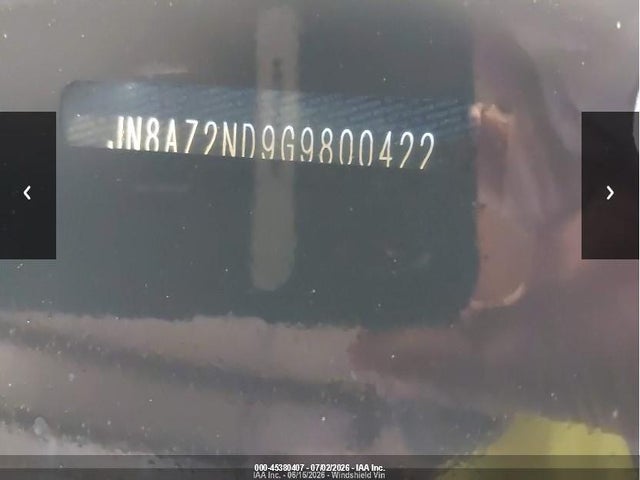 Aukcja sprzedaży 2016 Infiniti Qx80, vin: JN8AZ2ND9G9800422, numer aukcji: 45380407
