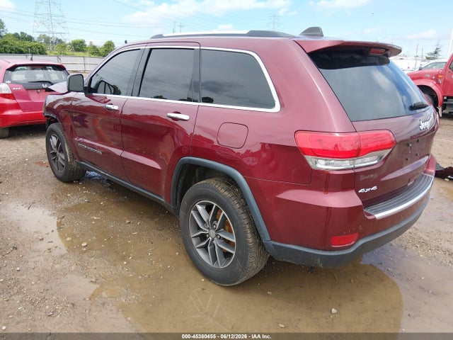 2017 Jeep Grand Cherokee Limited 4x4 მანქანა იყიდება აუქციონზე, vin: 1C4RJFBG9HC874245, აუქციონის ნომერი: 45380455