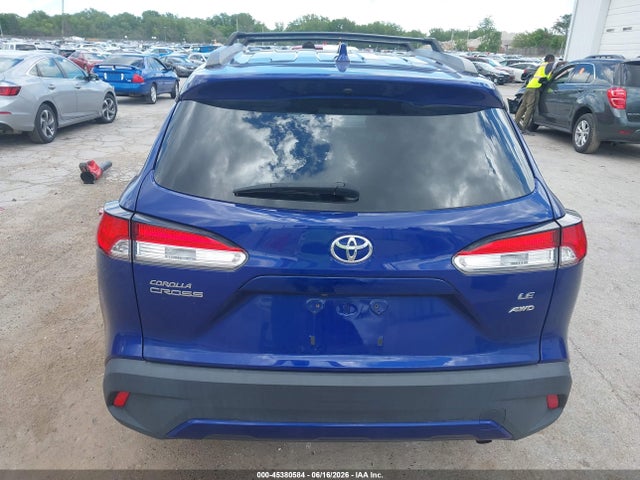 Продаж на аукціоні авто 2022 Toyota Corolla Cross Le, vin: 7MUBAABG8NV002465, номер лоту: 45380584