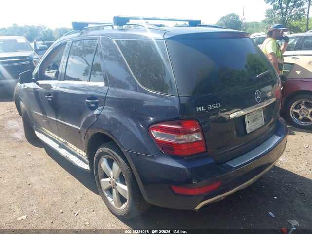 Aukcja sprzedaży 2011 Mercedes-benz Ml 350 4matic, vin: 4JGBB8GB0BA639755, numer aukcji: 45381018