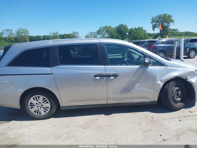 2015 Honda Odyssey Lx მანქანა იყიდება აუქციონზე, vin: 5FNRL5H25FB051117, აუქციონის ნომერი: 45381058