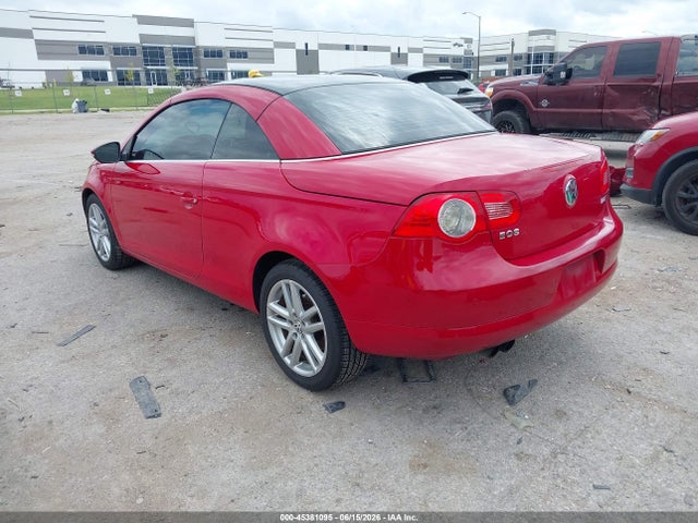 Продаж на аукціоні авто 2009 Volkswagen Eos Lux, vin: WVWFA71F09V015780, номер лоту: 45381095