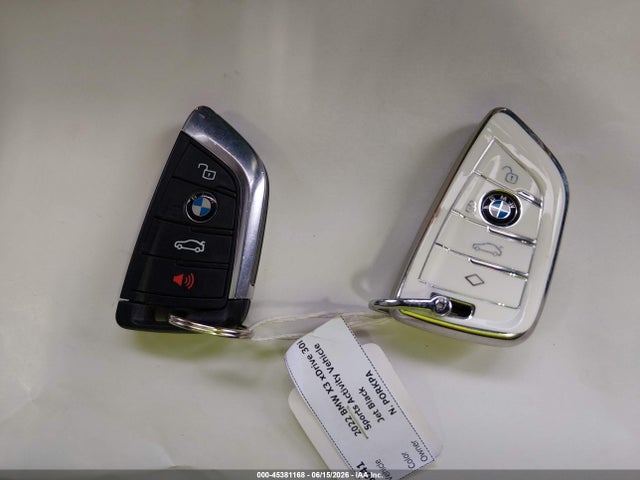 Aukcja sprzedaży 2022 Bmw X3 Xdrive30i, vin: 5UX53DP0XN9L69749, numer aukcji: 45381168