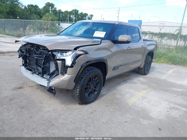 Aukcja sprzedaży 2026 Toyota Tundra Hybrid Platinum Hybrid Crewmax 5.5' Bed, vin: 5TFWC5DB7TX126555, numer aukcji: 45381197