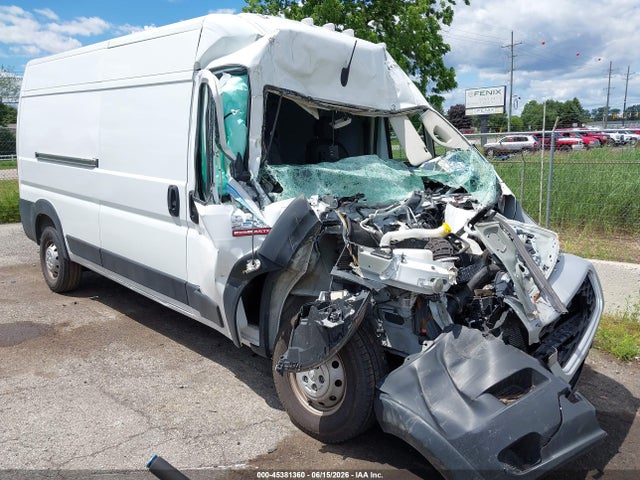 45381360 :رقم المزاد ، 3C6LRVDG6NE125307 vin ، 2022 Ram Promaster 2500 High Roof 159 Wb مزاد بيع