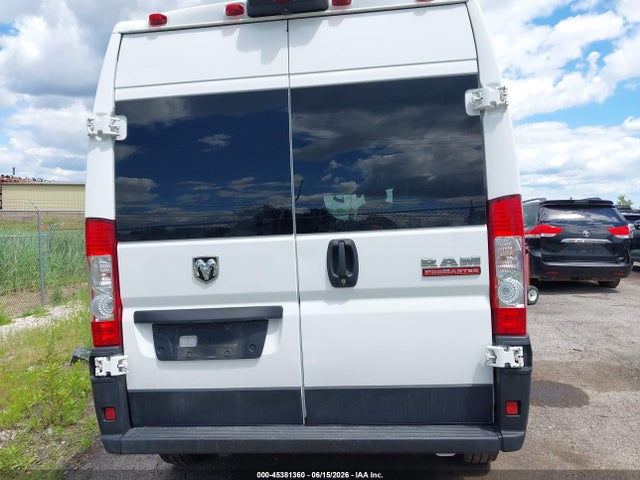 45381360 :رقم المزاد ، 3C6LRVDG6NE125307 vin ، 2022 Ram Promaster 2500 High Roof 159 Wb مزاد بيع