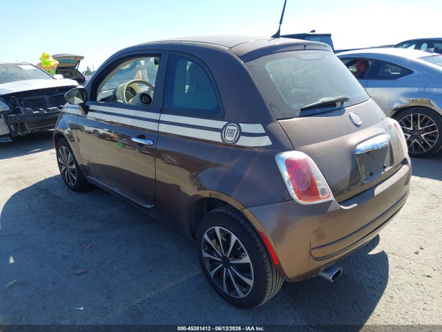 2012 Fiat 500 Pop მანქანა იყიდება აუქციონზე, vin: 3C3CFFAR8CT330640, აუქციონის ნომერი: 45381412