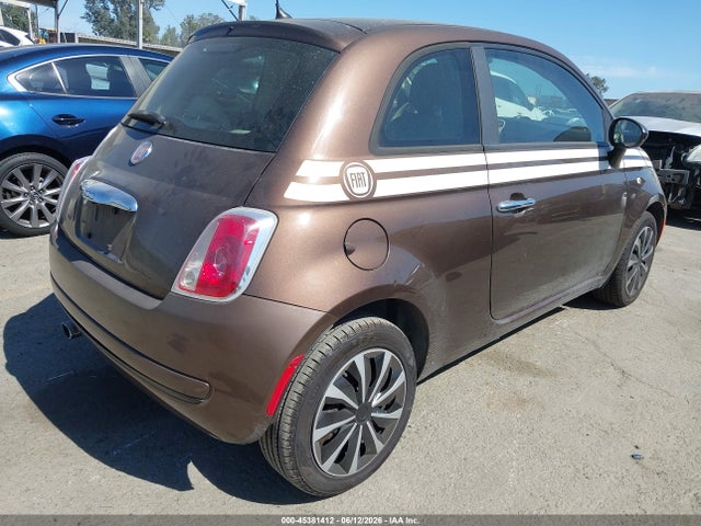 2012 Fiat 500 Pop მანქანა იყიდება აუქციონზე, vin: 3C3CFFAR8CT330640, აუქციონის ნომერი: 45381412