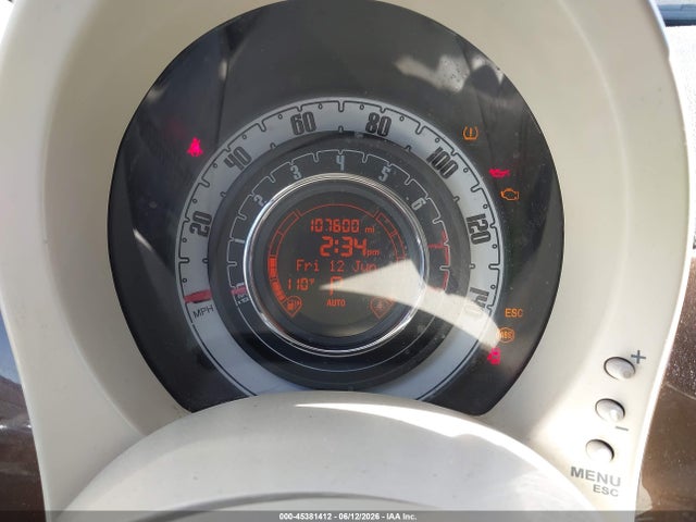 2012 Fiat 500 Pop მანქანა იყიდება აუქციონზე, vin: 3C3CFFAR8CT330640, აუქციონის ნომერი: 45381412