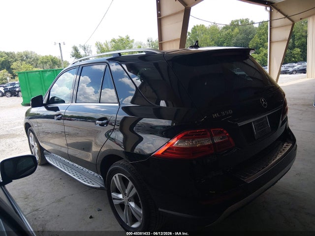 Aukcja sprzedaży 2012 Mercedes-benz Ml 350 4matic, vin: 4JGDA5HB0CA014444, numer aukcji: 45381433