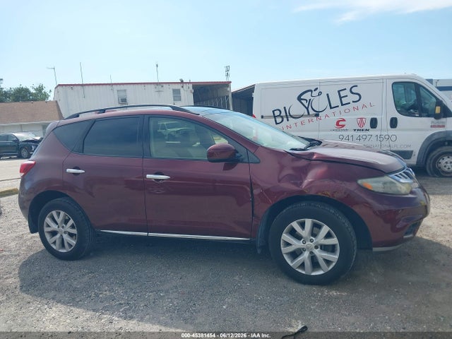 Auction sale of the 2012 Nissan Murano Sl, vin: JN8AZ1MW9CW235257, lot number: 45381454